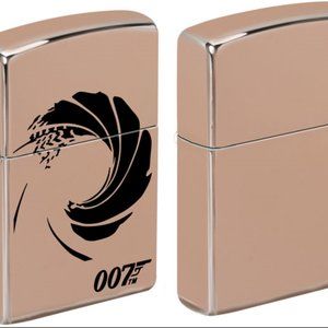 Rare James Bond 007 Rose Gold Zippo Lighter